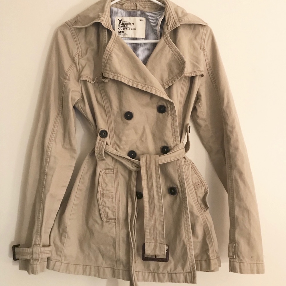American Eagle Tan Trenchcoat